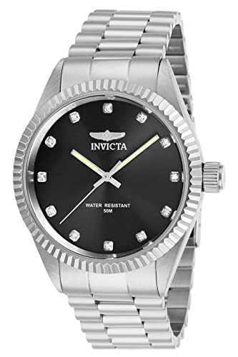 【中古】【未使用・未開封品】Invicta 29502 メンズ 特製 ブラックダイヤル クォーツ腕時計