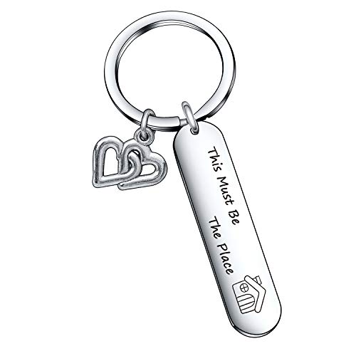 【中古】【未使用・未開封品】De&ai 「This Must Be The Place」キーチェーン 新築祝い ギフト 不動産業者 ギフト ホームアクセサリー ? フレンド
