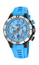 【中古】【未使用・未開封品】Festina Men's Chrono Bike F20450-6F61 Blue Leather Quartz Sport Watch