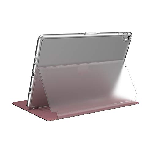 【中古】【未使用・未開封品】Speck Balance 二つ折りクリアケースとスタンド 9.7インチiPad (2017/2018) iPad Air 2/iPad Airに対応 ローズゴールドメタリック/クリア