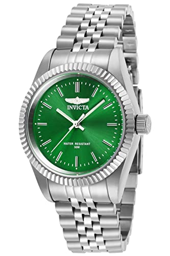 【中古】【未使用・未開封品】Invicta Women's Specialty Steel Bracelet & Case Quartz Green Dial Analog Watch 29397【メーカー名】【メーカー型番】【ブランド名】Invicta 腕時計 【商品説明】Invicta Women's Specialty Steel Bracelet & Case Quartz Green Dial Analog Watch 29397【注意】こちらは輸入品となります。当店では初期不良に限り、商品到着から7日間は返品を 受付けております。こちらは当店海外ショップで一般の方から買取した未使用・未開封品です。買取した為、中古扱いとしております。他モールとの併売品の為、完売の際はご連絡致しますのでご了承ください。ご注文からお届けまで1、ご注文⇒ご注文は24時間受け付けております。2、注文確認⇒ご注文後、当店から注文確認メールを送信します。3、当店海外倉庫から当店日本倉庫を経由しお届けしますので10〜30営業日程度でのお届けとなります。4、入金確認⇒前払い決済をご選択の場合、ご入金確認後、配送手配を致します。5、出荷⇒配送準備が整い次第、出荷致します。配送業者、追跡番号等の詳細をメール送信致します。6、到着⇒出荷後、1〜3日後に商品が到着します。　※離島、北海道、九州、沖縄は遅れる場合がございます。予めご了承下さい。お電話でのお問合せは少人数で運営の為受け付けておりませんので、メールにてお問合せお願い致します。営業時間　月〜金　10:00〜17:00お客様都合によるご注文後のキャンセル・返品はお受けしておりませんのでご了承下さい。