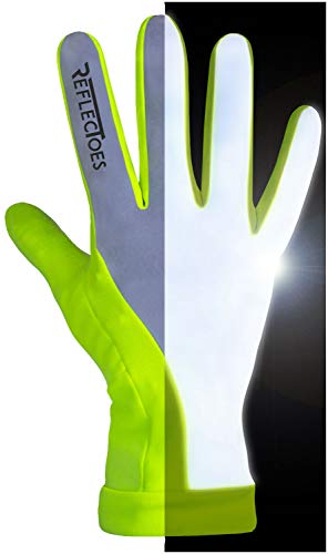 Other - 【中古】【未使用・未開封品】ReflecToes 反射ランニンググローブ タッチスクリーン 軽量 高視認性 冬用ランニングギア 寒い天候でのジョギング用 (M)
