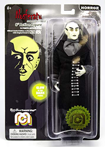 【中古】【未使用・未開封品】(Nosferatu Black Coat) - MEGO HORROR WAVE 6 NOSFERATU GID 20cm AF (C: 1-1-2)