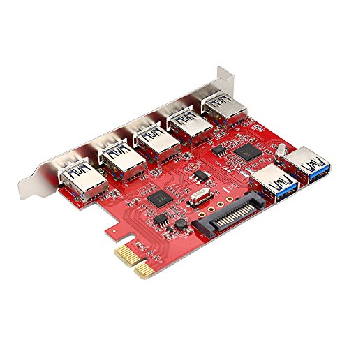 yÁzygpEJizWendry PCI-E - USB{[h PCI-E - 5|[g USB 3.0 2|[g USB 3.0  RJ45 1Gbps VIA g{[hJ[hA_v^[ Rs[^[̑g