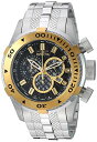 【中古】【未使用・未開封品】Invicta Men's Bolt Steel Bracelet & Case Swiss Quartz Blue Dial Analog Watch 29743