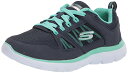 【中古】【未使用・未開封品】Skechers レディース Summitts スニーカー, ネイビー/ターコイズ, 7 Wide
