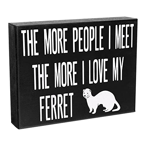 【中古】【未使用・未開封品】JennyGems - The More People I Meet, The More I Love My Ferret - フェレット装飾 - フェレットアクセサリーギフト - フェレットギフト 【中古】【未使用・未開封品】JennyGems - The More People I Meet, The More I Love My Ferret - フェレット装飾 - フェレットアクセサリーギフト - フェレットギフト