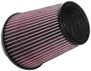 【中古】【未使用・未開封品】K&N ユニバーサルクランプオンエアインテークフィルター:高性能、プレミアム、洗濯可能、交換用フィルター:フランジ直径:3インチ、フィルター高(4)