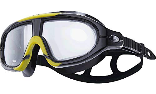 樂天商城 - 【中古】【未使用・未開封品】TYR Orion スイムマスク 大人用フィット スモーク/ブラック/イエロー