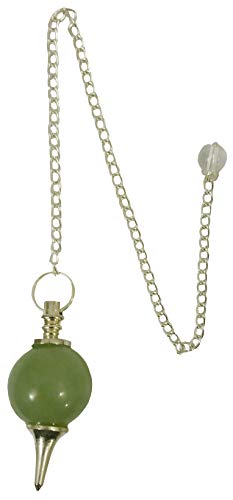 【中古】【未使用・未開封品】Purpledip グリーンアベンチュリンボールペンデュラム：レイキヒーリング..