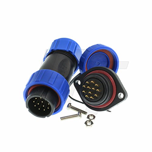 【中古】【未使用・未開封品】HangTon HE21 12ピンコネクタ 電源 自動車 工業 航空用 防水 オスケーブルプラグ メスパネルソケット ajimura4861-11944616 AJIMURA-SHOP パッケージ画像