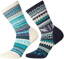 【中古】【未使用・未開封品】Smartwool PhD アウトドアライトクルーソックス ? レディース CHUP 2パック マルチドネガル パフォーマンスソック...