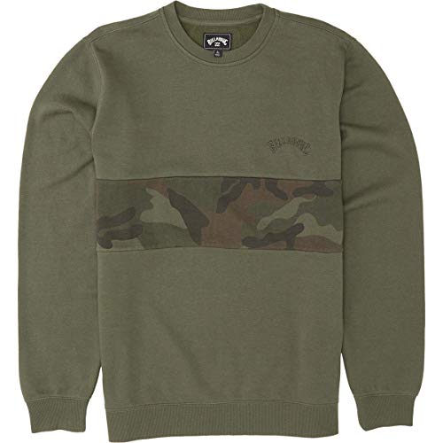 yÁzygpEJizBillabong Men's Wave Washed Crew Sweatshirt Camo Small