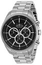 【中古】【未使用・未開封品】Invicta Men's Specialty Quartz Watch with Stainless Steel Strap, Silver, 22 (Model: 29163)