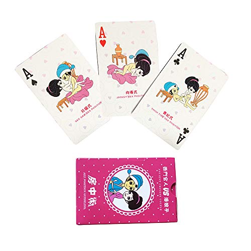 【中古】【未使用・未開封品】Fly-Love 面白くてロマンチックなロールプレイング ポーカー トランプ ハネムーンバチェレットパーティー 彼と彼女 ヘンパーティー 新婚さん 結