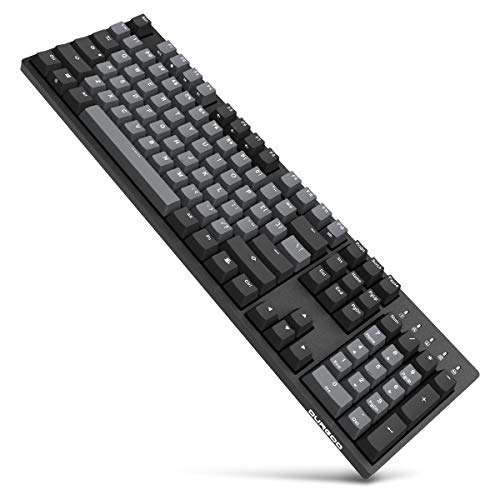 【中古】【未使用 未開封品】DURGOD Mechanical Gaming Keyboard with Cherry MX Speed Silver Switch USB C Interface Tenkeyless 104 Keys PBT Keycaps (Anti-Ghosting) fo