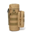 【中古】【未使用・未開封品】Jipemtra タクティカル ミリタリー MOLLE ウォーターボトル ポーチ H2O 水分補給キャリアホルダー ミリタリー MOLLE タクティカル トラベル キャ