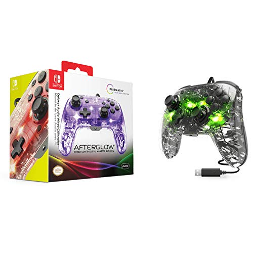 【中古】【未使用・未開封品】PDP Afterglow Deluxe+ audio Wired Controller for Nintendo Switch(並行輸入品)