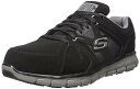【中古】【未使用・未開封品】Skechers for Work メンズ Synergy Ekron 合金つま先ワークシューズ, ブラックグレー, 12