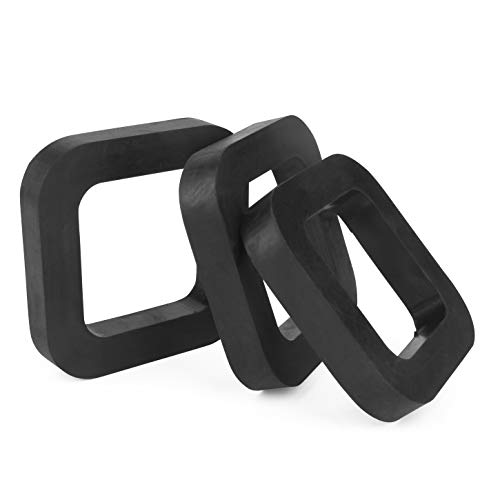 【中古】【未使用・未開封品】3パック - 2インチ ヒッチレシーバー サイレンサーパッド 調節可能なボー..