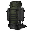 【中古】【未使用 未開封品】Mardingtop 65 10L MOLLE ハイキング 内部フレームバックパック レインカバー付き ブラック＆アーミーグリーン 65 10L