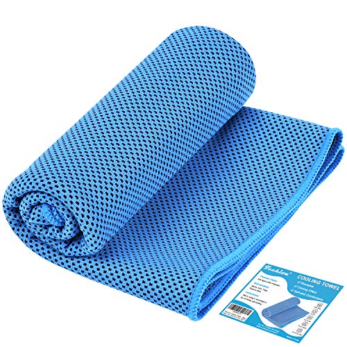 【中古】【未使用・未開封品】Techion 冷却タオル ソフト通気性 冷感タオル マイクロファイバータオル ..