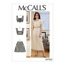 【中古】【未使用・未開封品】McCall Pattern Company McCall's M7962AX5 レディース クロップトップス ショートパンツ フレ...
