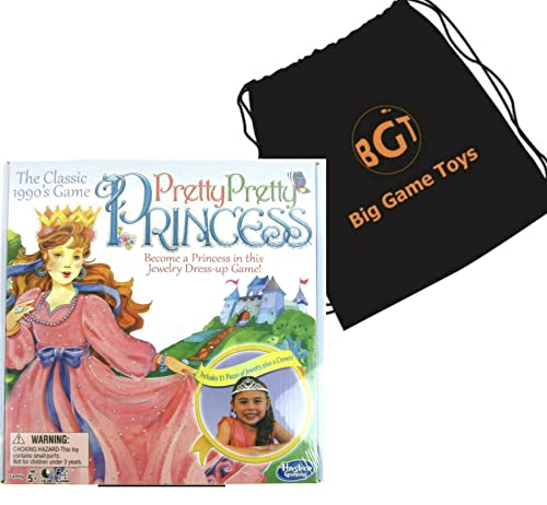 【中古】【未使用 未開封品】Big Game Toys~Pretty Pretty Princess Game Jewelry ドレスアップ ボードゲーム 1990年代 クラシック BGT バックパック 収納 トート ティアラネ