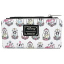 【中古】【未使用・未開封品】Loungefly x ディズニープリンセス ポートレート 合金プリント財布, ホワイトマルチ, One Size