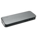 【中古】【未使用・未開封品】Kensington Thunderbolt 3 ドッキングステーション SDカードリーダー 60W PDとデュアル4K HDMI MacおよびWindows用