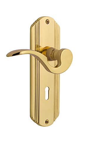 【中古】【未使用・未開封品】Nostalgic Warehouse 762239 装飾プレート 鍵穴付き 手なし マナーレバー..