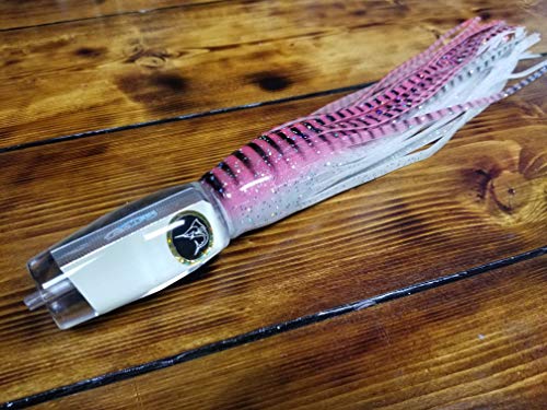 【中古】【未使用・未開封品】Lobo Lures スーパーグロー #50 タイフーン マーリン&ビッグアイ マグロ トローリングルアー 米国製 (10/0 ケーブルアシストフックリグ、ピンク