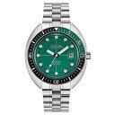 【中古】【未使用・未開封品】メンズ Bulova スペシャルエディション オーシャンノグラファーグリーンダイヤル ステンレススチール 自動ブレスレットウォッチ ...