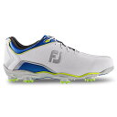 【中古】【未使用・未開封品】FootJoy メンズ D.n.a. Helix 限定版 - 前シーズンスタイル ゴルフシューズ US サイズ: 9 カラー: ホワ...