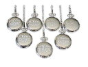 【中古】【未使用・未開封品】7 ゴールド 光沢 刻印 懐中時計 - 7個セット 結婚式用 - 花婿付添人向けギフト チェーンとボックス付き - 彫刻入り M シ...