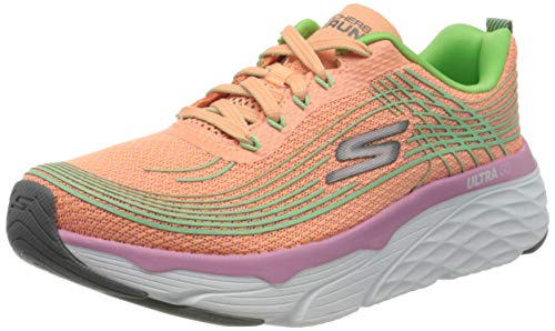 【中古】【未使用・未開封品】Skechers レディースマックスクッションエリートスニーカー US サイズ: 5.5 カラー: オレンジ