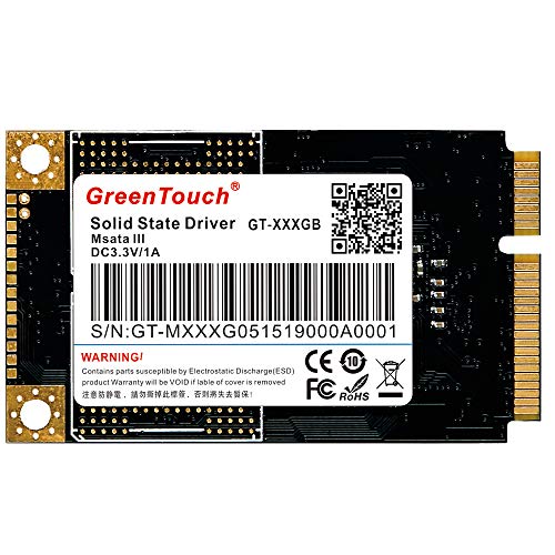 【中古】【未使用 未開封品】GreenTouch Msata 64GB 内蔵ソリッドステートドライブ ミニSATA SSD ディスク 64GB テーブルPC デスクトップ用