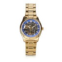 楽天AJIMURA-SHOP【中古】【未使用・未開封品】Invicta Women's Objet D Art Gold-Tone Steel Bracelet & Case Automatic Blue Dial Analog Watch 26362