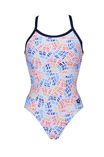 【中古】【未使用・未開封品】Arena Abstract Mosaic Navy Light Drop Back MaxLife One Piece Swims...