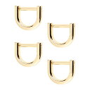 【中古】【未使用・未開封品】Artibetter D-Rings ネジ式シャックルホースシューU字型Dリング DIY レザークラフト 財布 キーチェーン アクセ...