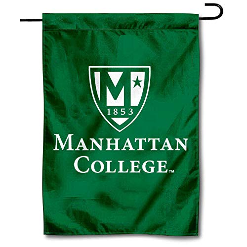【中古】【未使用・未開封品】College Flags and Banners Co. マンハッタンジャスパーズ アカデミックロゴ ガーデンフラッグ