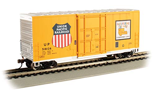 【中古】【未使用 未開封品】Bachmann Trains - スライドドア付きハイキューブボックスカー - Union Pacific - HOスケール シルバー