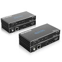 【中古】【未使用・未開封品】HDBaseT HDMI ARC エクステンダー 4K 60Hz (4:4 8bit) HDR10 18Gbps Cat5e Cat...