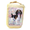 【中古】【未使用・未開封品】Beagle 折りたたみ式トートバッグ ? 丈夫で防水 ? ファスナー付きトートバッグ レディース ? 素晴らしいアート ? ビーグ...