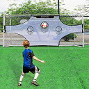 【中古】【未使用・未開封品】AKOZLIN CP 11人用 サッカーフィールドネット ターゲットシート 究極の精度トレーニングパートナー (ネットのみ) 24フ...