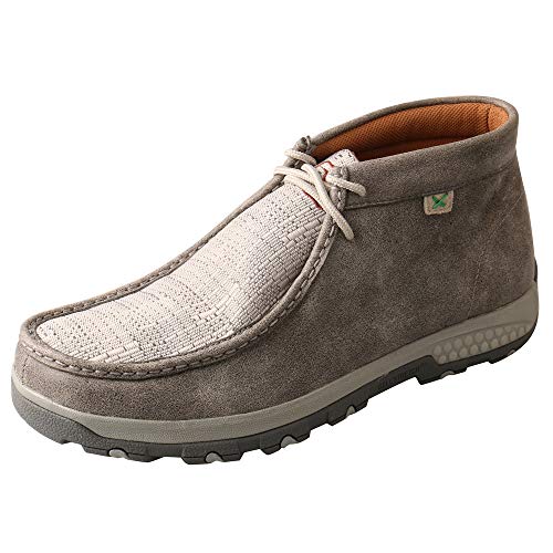 【中古】【未使用・未開封品】[Twisted X] メンズ Chukka Driving Moc セルストレッチ 11 グレー