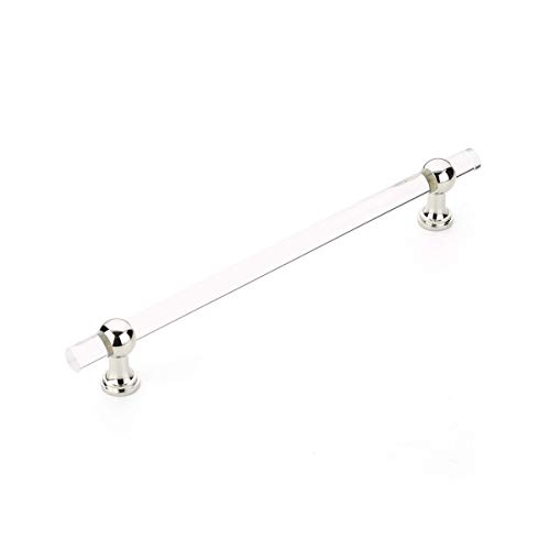 【中古】【未使用・未開封品】Lucite「Transitional」ポリッシュニッケルの調節可能な引き出し引き手ア..