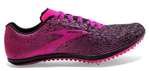 【中古】【未使用・未開封品】Brooks レディース Mach 19 ブラック/ハリホック/ピンク 6.5