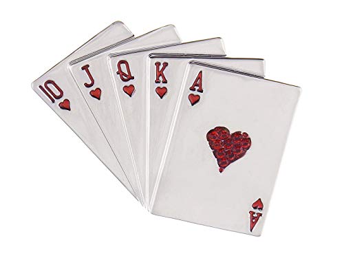 【中古】【未使用・未開封品】Alilang クリスタルラインストーン ロイヤルフラッシュ ポーカー プレイ..