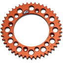 【中古】【未使用・未開封品】Renthal 441U-520-48GPOR リアスプロケット - オレンジ / 48T